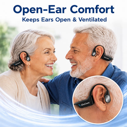 🎁𝐎𝐟𝐟𝐢𝐜𝐢𝐚𝐥 𝐁𝐫𝐚𝐧𝐝 𝐒𝐭𝐨𝐫𝐞✨GluCent®  Bone Conduction Smart Hearing Headphones （Mayo Clinic Recommended）